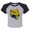 Women's Micro Rib Raglan Baby Tee Thumbnail