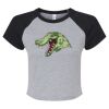 Women's Micro Rib Raglan Baby Tee Thumbnail