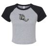 Women's Micro Rib Raglan Baby Tee Thumbnail