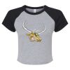Women's Micro Rib Raglan Baby Tee Thumbnail