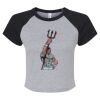 Women's Micro Rib Raglan Baby Tee Thumbnail