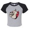 Women's Micro Rib Raglan Baby Tee Thumbnail
