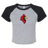 Women's Micro Rib Raglan Baby Tee Thumbnail