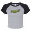 Women's Micro Rib Raglan Baby Tee Thumbnail