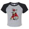 Women's Micro Rib Raglan Baby Tee Thumbnail