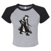 Women's Micro Rib Raglan Baby Tee Thumbnail