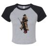 Women's Micro Rib Raglan Baby Tee Thumbnail