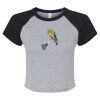 Women's Micro Rib Raglan Baby Tee Thumbnail