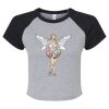 Women's Micro Rib Raglan Baby Tee Thumbnail
