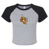 Women's Micro Rib Raglan Baby Tee Thumbnail