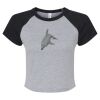 Women's Micro Rib Raglan Baby Tee Thumbnail