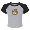 Women's Micro Rib Raglan Baby Tee Thumbnail