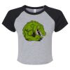 Women's Micro Rib Raglan Baby Tee Thumbnail