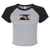 Women's Micro Rib Raglan Baby Tee Thumbnail