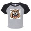 Women's Micro Rib Raglan Baby Tee Thumbnail