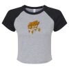 Women's Micro Rib Raglan Baby Tee Thumbnail