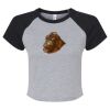 Women's Micro Rib Raglan Baby Tee Thumbnail
