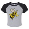 Women's Micro Rib Raglan Baby Tee Thumbnail