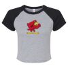 Women's Micro Rib Raglan Baby Tee Thumbnail
