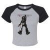 Women's Micro Rib Raglan Baby Tee Thumbnail