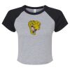 Women's Micro Rib Raglan Baby Tee Thumbnail