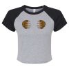 Women's Micro Rib Raglan Baby Tee Thumbnail