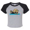 Women's Micro Rib Raglan Baby Tee Thumbnail