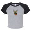Women's Micro Rib Raglan Baby Tee Thumbnail