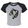 Women's Micro Rib Raglan Baby Tee Thumbnail