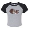 Women's Micro Rib Raglan Baby Tee Thumbnail