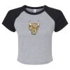 Women's Micro Rib Raglan Baby Tee Thumbnail
