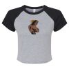 Women's Micro Rib Raglan Baby Tee Thumbnail