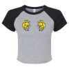 Women's Micro Rib Raglan Baby Tee Thumbnail
