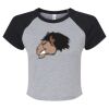Women's Micro Rib Raglan Baby Tee Thumbnail