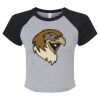 Women's Micro Rib Raglan Baby Tee Thumbnail
