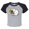 Women's Micro Rib Raglan Baby Tee Thumbnail