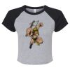 Women's Micro Rib Raglan Baby Tee Thumbnail