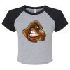 Women's Micro Rib Raglan Baby Tee Thumbnail