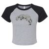 Women's Micro Rib Raglan Baby Tee Thumbnail