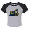 Women's Micro Rib Raglan Baby Tee Thumbnail