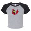 Women's Micro Rib Raglan Baby Tee Thumbnail