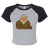 Women's Micro Rib Raglan Baby Tee Thumbnail