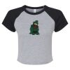 Women's Micro Rib Raglan Baby Tee Thumbnail