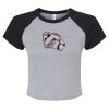 Women's Micro Rib Raglan Baby Tee Thumbnail