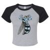 Women's Micro Rib Raglan Baby Tee Thumbnail