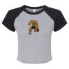 Women's Micro Rib Raglan Baby Tee Thumbnail