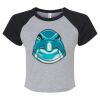 Women's Micro Rib Raglan Baby Tee Thumbnail
