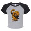 Women's Micro Rib Raglan Baby Tee Thumbnail