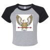 Women's Micro Rib Raglan Baby Tee Thumbnail