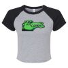 Women's Micro Rib Raglan Baby Tee Thumbnail